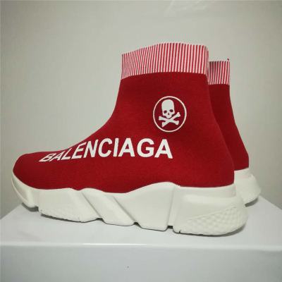 Balenciaga Speed Trainer красные с черепом (36-41)