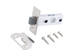 Защелка АЛЛЮР АРТ L45-8-P SN мат.никель пластик торц.планка 25мм б/ручек [54764]