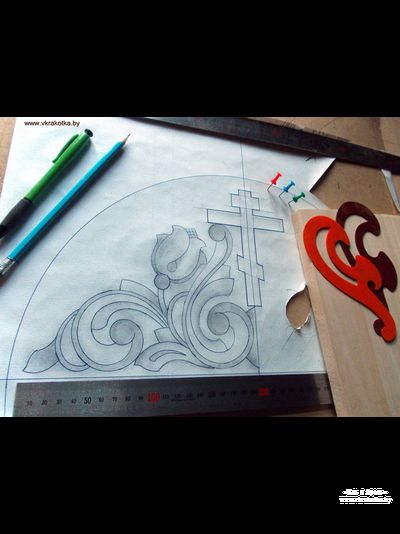 Как нарисовать эскиз для резьбы по дереву