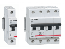 Автоматические выключатели Legrand модульные TX3 DX3