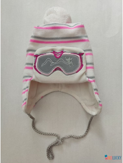 Шапка мз25в171, цвет белый р. 48-50