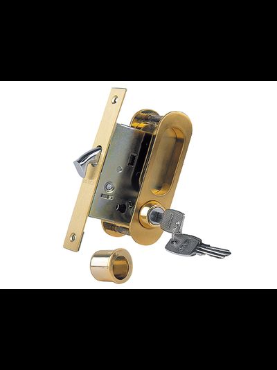 Ручка с замком Archie A-K01/02-V1 матовое золото