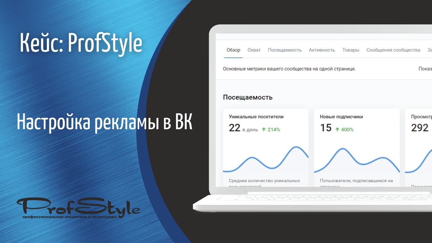 Кейс настройки рекалмы в ВК для ProfStyle