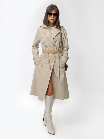 Плащ Арт 22122 - бежевый