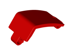 Technic, Panel Curved 3 x 5 x 3, Red (24116 / 6285602)