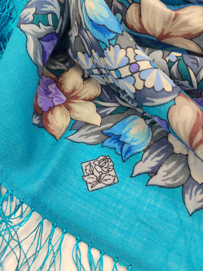 Павловопосадский платок Соловьиная роща 1994-11