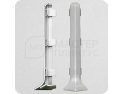 Угол внешний для алюминиевого плинтуса ПЛ-60 Белый