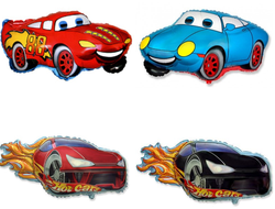 шар с гелием 86 см машинка (на выбор)