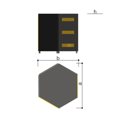 Гайка высокая Romana 115.02.00