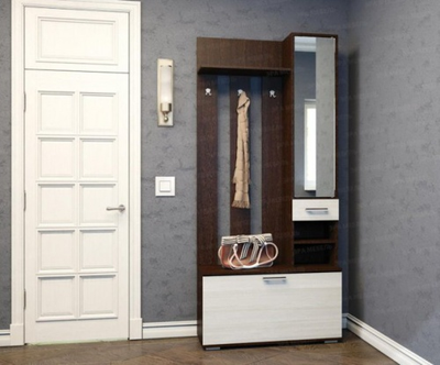 Прихожая Ника Вешалка В910 с зеркалом (Эра)