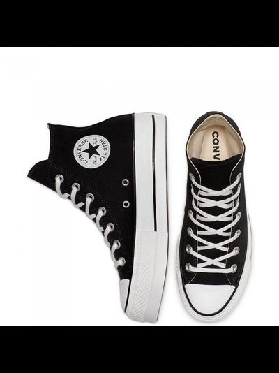 Кеды Converse Lift (Конверс Лифт) черные высокие