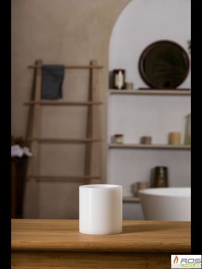 Гладкий парафиновый плафон для LED свечей - 9,2*10см