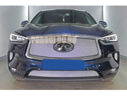 Защита радиатора Infiniti QX50 2021- chrome верх