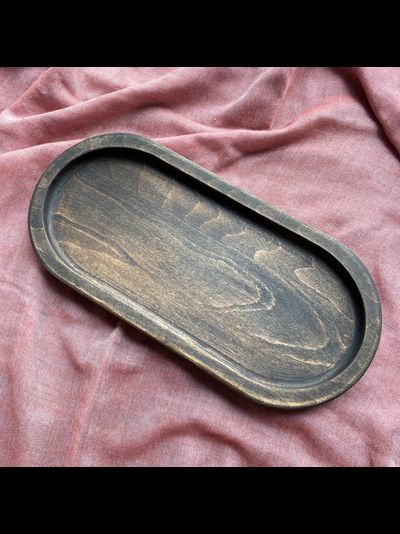 тарелка из бука для закусок