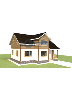 ДЖ-14 ГАБАРИТНЫЕ РАЗМЕРЫ: (10Х8М) 1,5 ЭТАЖА, ОБЩАЯ ПЛОЩАДЬ: 145М²