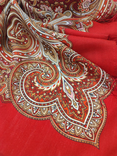 Павловопосадский платок Февраль 715-5