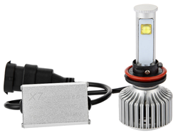 Светодиодная лампа H11/H8/H9 X7 Led, комплект 2шт