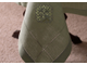 Комплект льняного столового белья "Крокус" - прямоугольная скатерть с вышивкой 140*210 см и салфетки 6 шт.