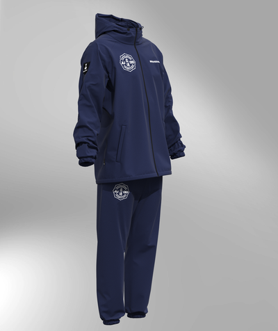 Ветрозащитный костюм дзюдо на молнии  BRAVEGARD  темно-синий