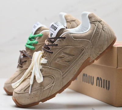 Miu Miu x New Balance 530 Light Brown