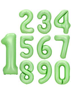 Цифра авокадо, 80см, 1шт