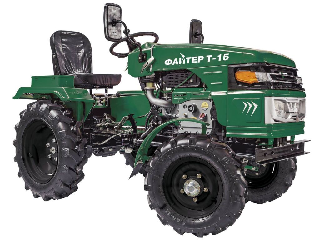 Мини трактор для домашнего бу. Файтер 15 минитрактор. Мини-трактор Файтер t-15 с почвофрезой. Минитрактор Файтер т-22. Мини трактор т15.