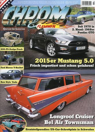 Chrom &amp; Flammen Magazine March 2015 Иностранные журналы об автомобилях автотюнинге и аэрографии