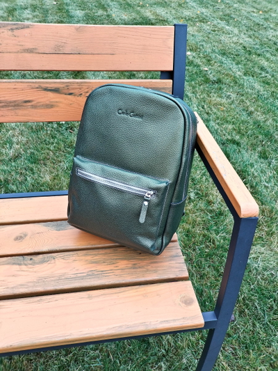 Женский кожаный рюкзак Albiate Premium gold kiwi (арт. 
3103-59)