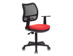Кресло Бюрократ Ch-797AXSN черный сиденье красный 26-22 сетка/ткань крестовина пластик