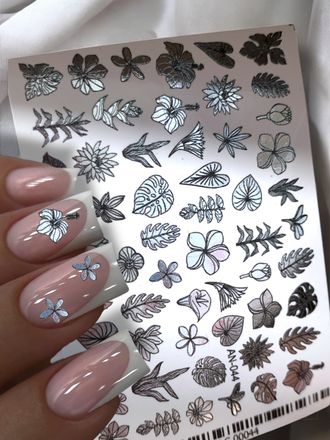 Фольгированные слайдеры Серебро AN-044