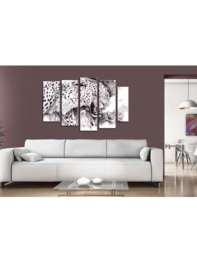 Модульная картина "Оскал зверя"