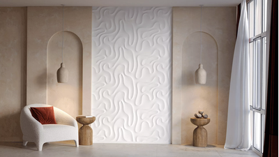 Гипсовая панель FOG артикул D-0001