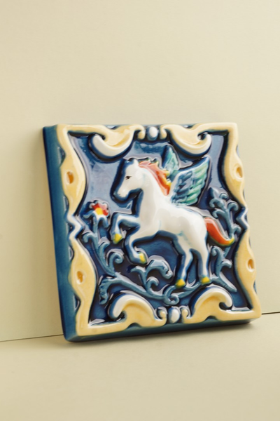 Пегас цветной (керамическая плитка)