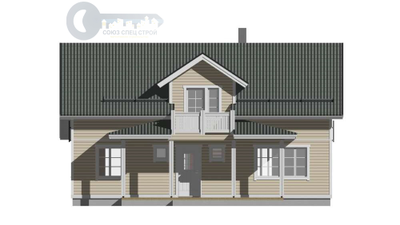 ДЖ-18 ЖИЛОЙ ДОМ: ГАБАРИТНЫЕ РАЗМЕРЫ: (11,5Х7,8М) 1,5 ЭТАЖА, ОБЩАЯ ПЛОЩАДЬ: 156М²