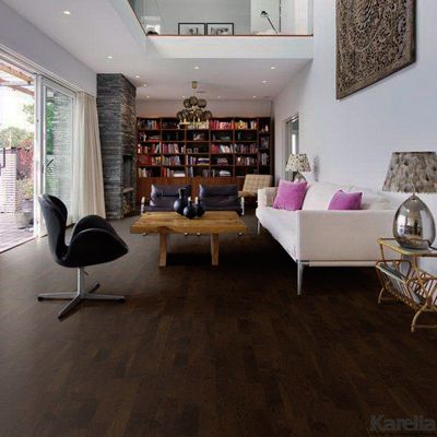 Паркетная доска Karelia Дуб Story Barrel Brown Matt 3S купить в интернет-магазине karelia-floor.ru