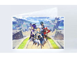 Обложка на студенческий билет Genshin Impact, Геншин Импакт №6