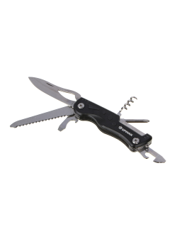 ЕРМАК Нож перочинный многофункциональный, 9 функций, 18.5см, нерж. сталь., 2 штуки