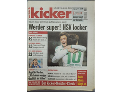 Kicker Magazine 5 March 2009 Иностранные журналы о футболе, Спортивные иностранные журналы