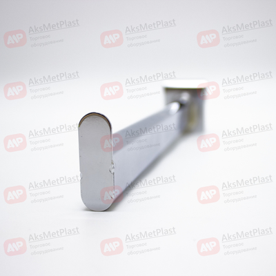 U305 Кронштейн прямой на овальную трубу L=305 мм хром