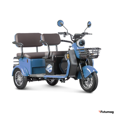 Электротрицикл Rutrike Gelbert Kappa 48V/60V 650Вт синий