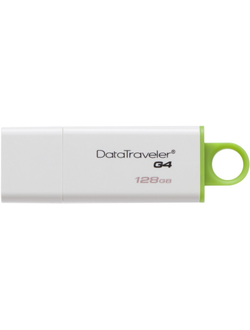 Флеш-память Kingston DataTraveler I G4, 128Gb, USB 3.0, зеленый, DTIG4/128GB