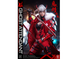 ПРЕДЗАКАЗ - Девушка-киборг (в красном) - Коллекционная фигурка 1/6 Ghost Attendant Red Remains (GS-002) - POPCOSTUME  ?ЦЕНА: 33900 РУБ.?
