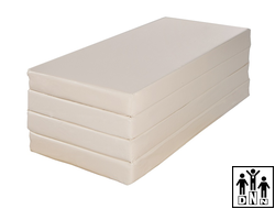 Мат гимнастический складной 4-х секционный