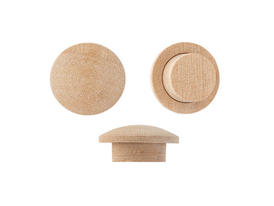 Заглушки из ольхи.