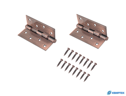 Петля универсальная накладная с врезкой медь купить в Челябинске | КВИРТЕК