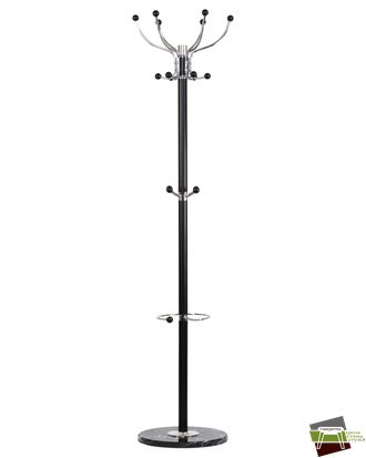 Вешалка напольная DOBRIN BONNY, чёрный мрамор, чёрный