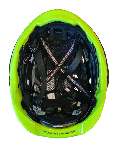Велосипедный шлем CASCO SPEEDairo RS black-neon yellow с визором