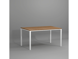 Обеденный стол Leo 150×80 white темный дуб купить в Алуште