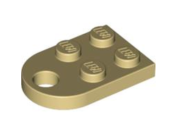 Plate, Modified 2 x 3 with Hole, Tan (3176 / 4112532 / 4205393 / 4542427 / 6070377 / 6170776)
