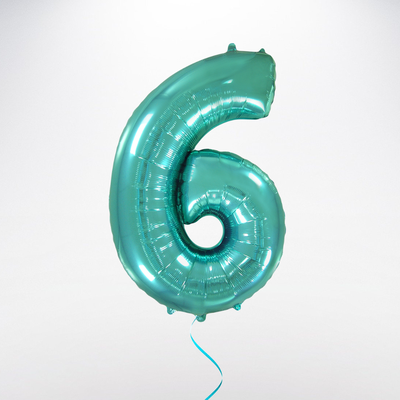 Цифра фольгированная, тиффани (102см)